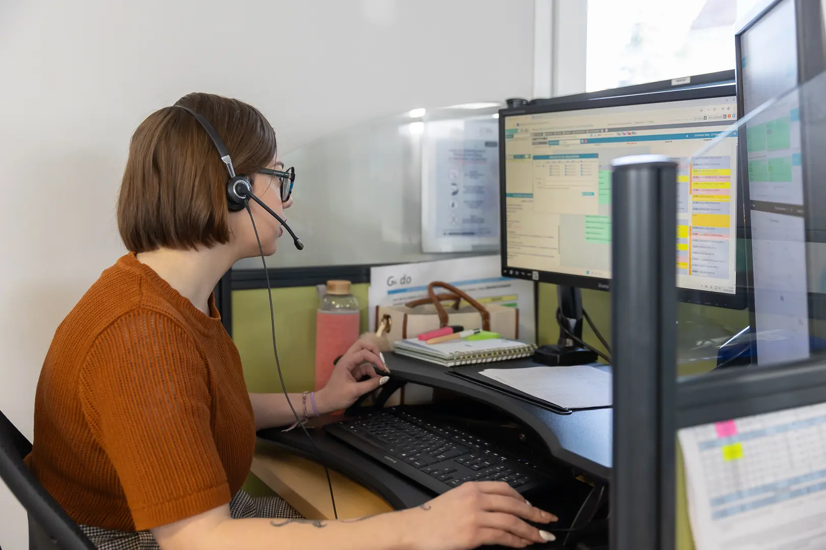 demande dépannage maintenance gestion appels clients