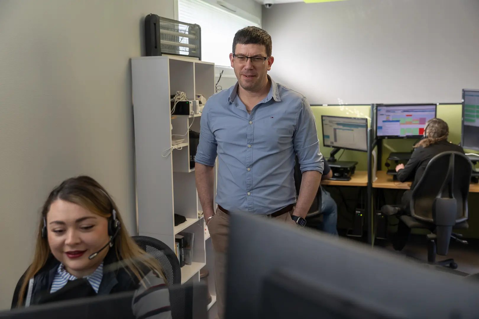 plateau téléphonique GEDO environnement de travail contrôlé